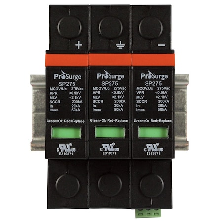 Automation Systems Interconnect Surge Protection Device, 600V, 3 Poles ASISPV600-V-CD-S